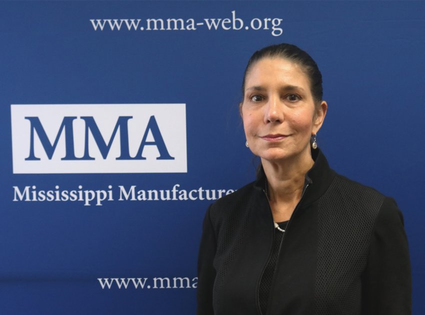 Pat Thomasson, CEO of the Thomasson Company in Philadelphia, was named the Mississippi Manufacturers Association's chair of the board on Tuesday, making her the first woman to serve in the position.